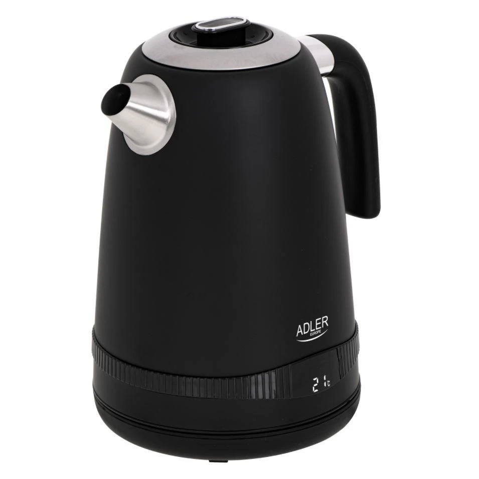 Adler | Virdulys | AD 1295b | Electric | 2200 W | 1.7 L | Nerūdijantis plienas | 360° rotational base | Juodas