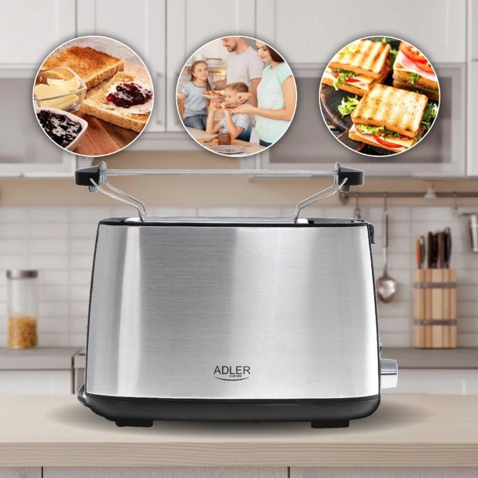 Skrudintuvas Adler Toaster AD 3214, 750 W