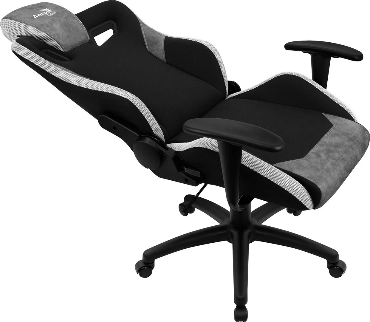 Žaidimų Kėdė - Aerocool Count AeroSuede, Juoda, Pilka