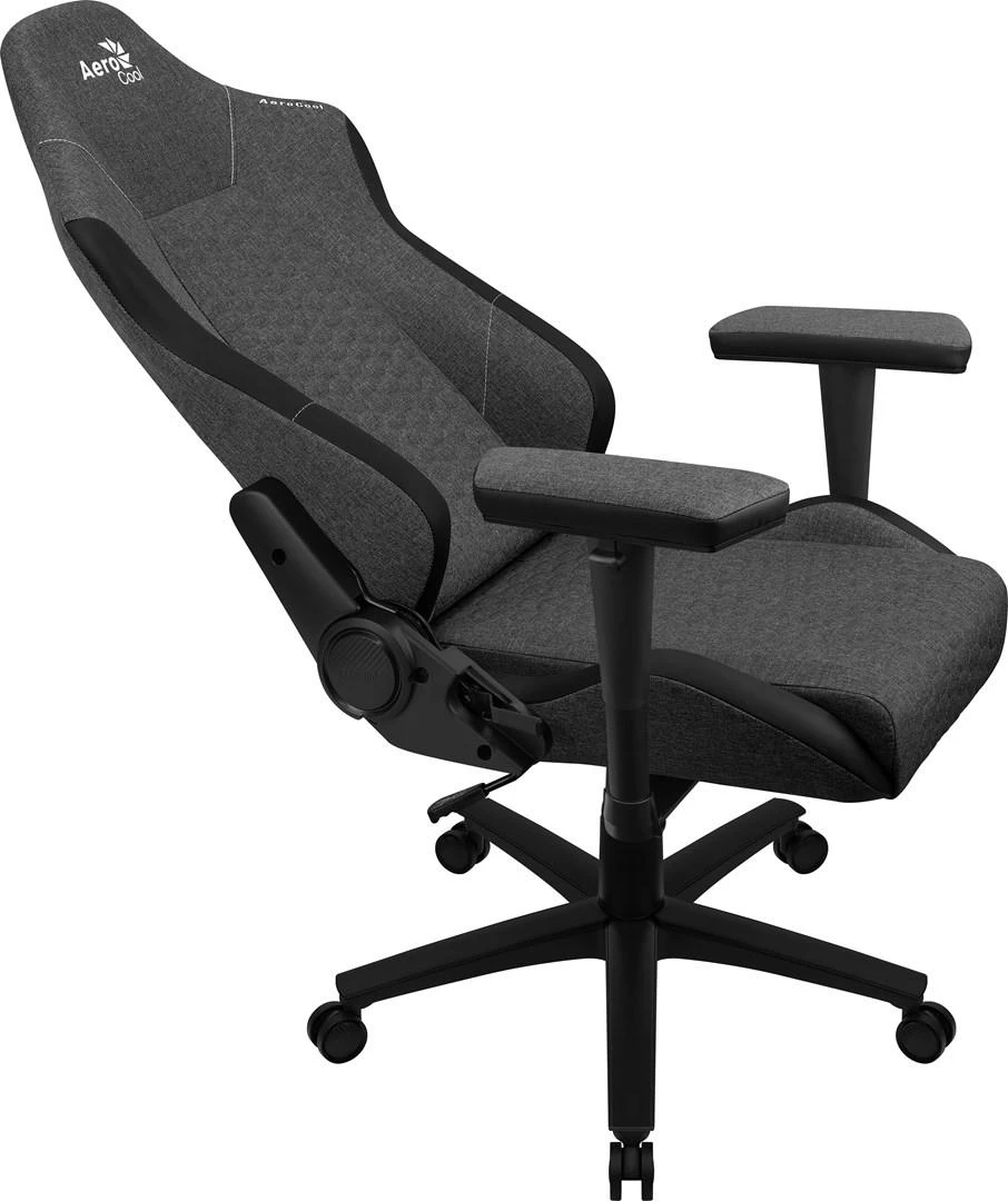 Žaidimų Kėdė - Aerocool Crown AeroWeave Paminkštinta Sėdynė Juoda