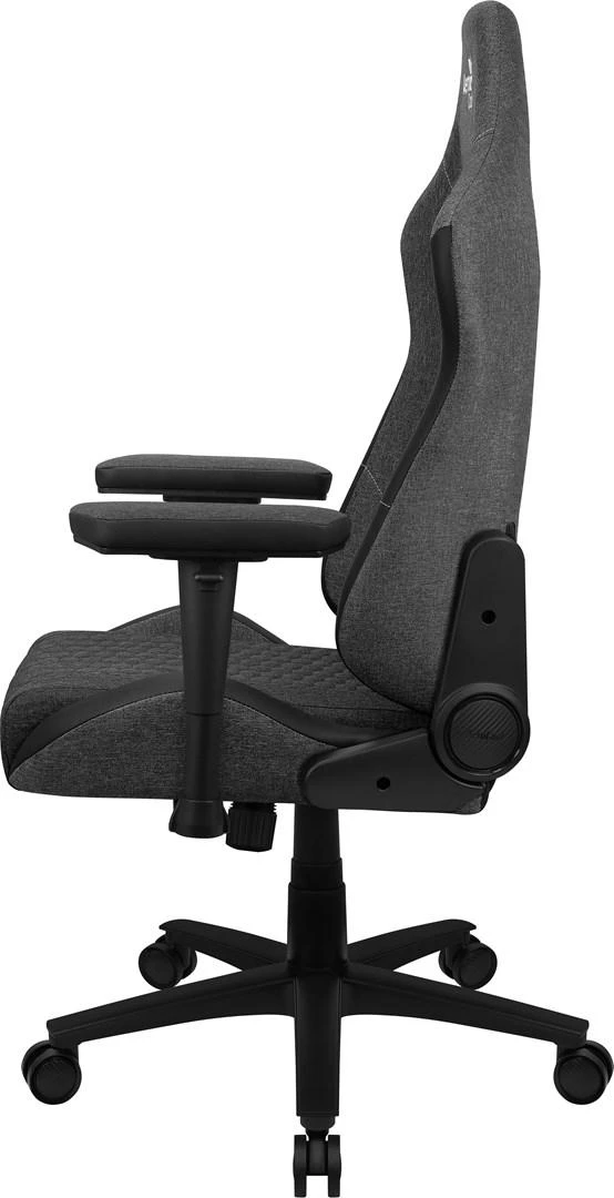 Žaidimų Kėdė - Aerocool Crown AeroWeave Paminkštinta Sėdynė Juoda