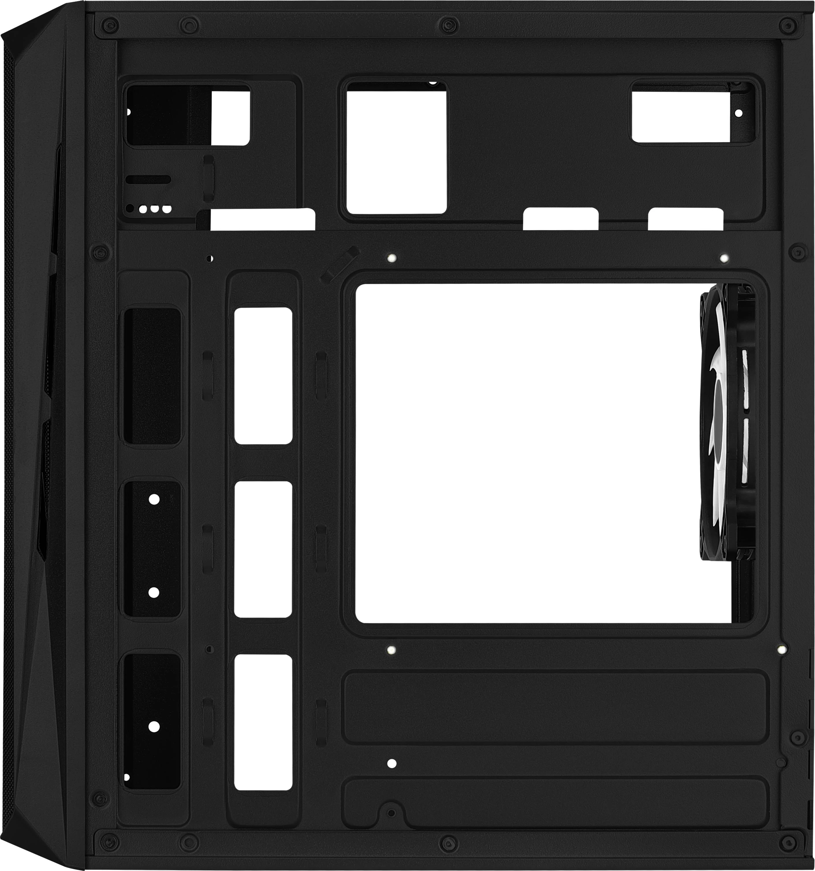 AEROCOOL PGS CS-107-A-BK-v2 FRGB - PC dėklas