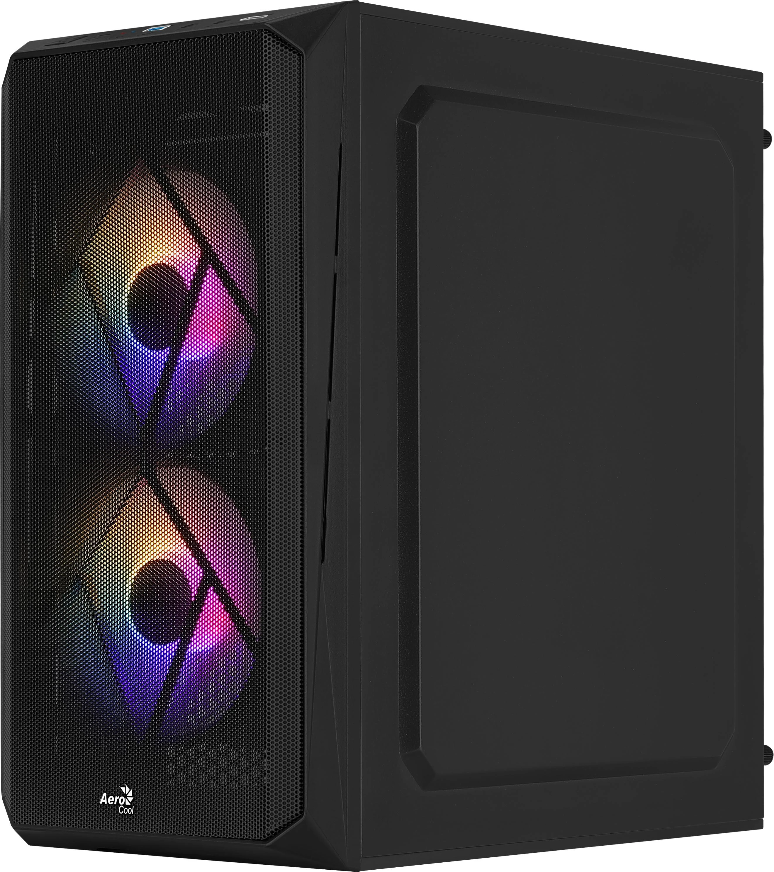 AEROCOOL PGS CS-107-A-BK-v2 FRGB - PC dėklas