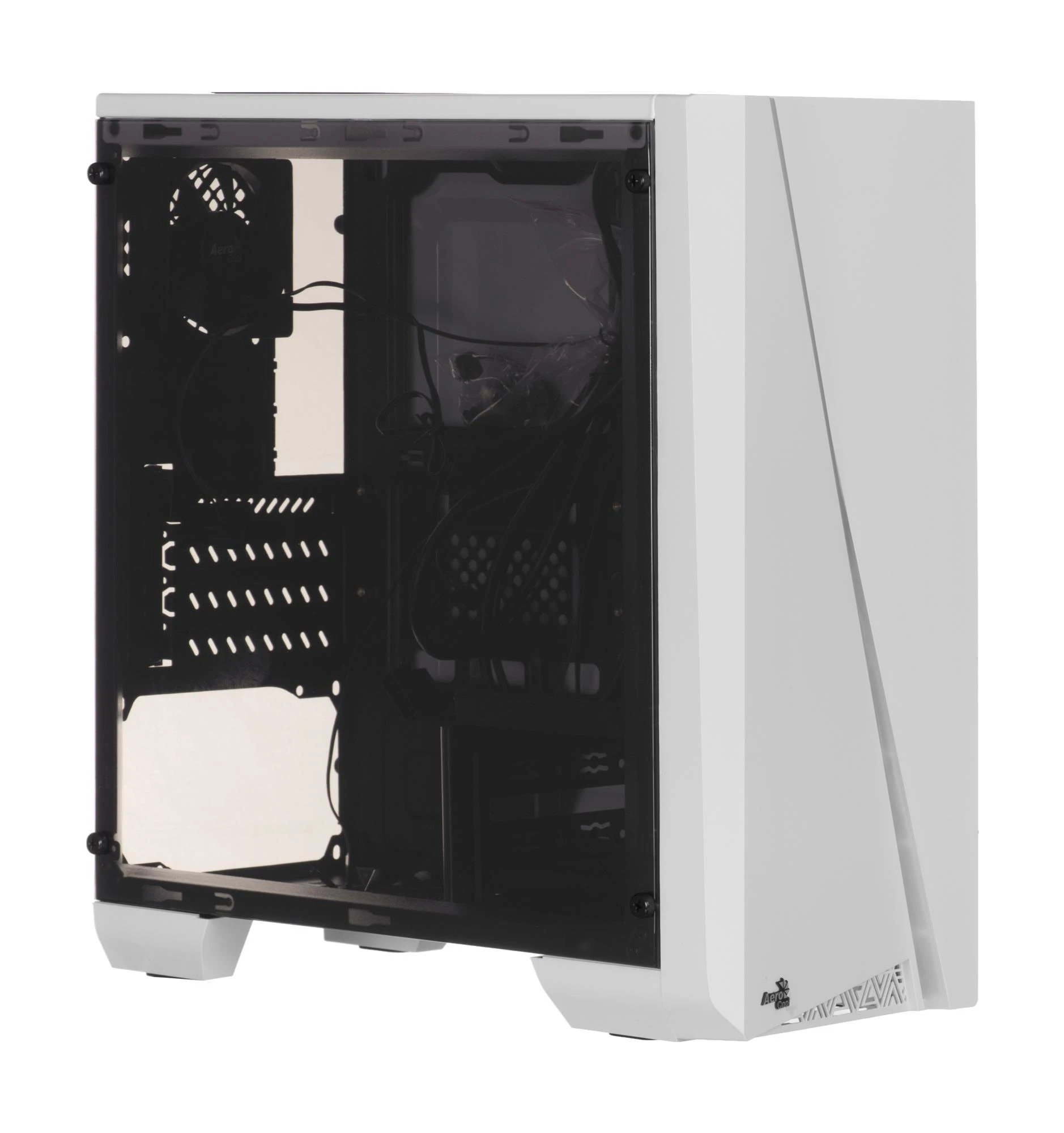 AEROCOOL AEROPGSCYLONMINI-WH PC dėklas Micro-ATX Aerocool CYLON MINI RGB Baltas - USB3.0