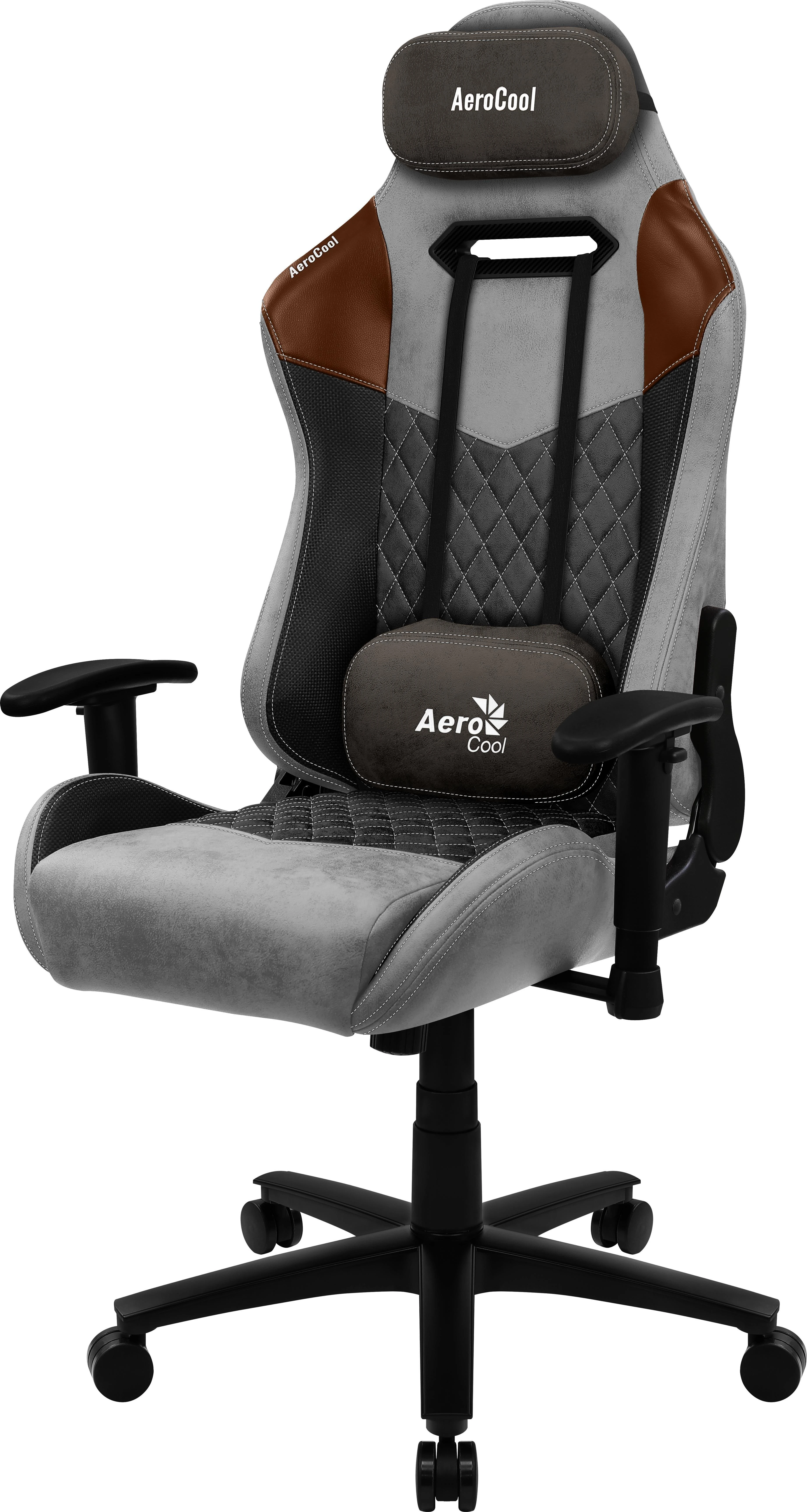 Žaidimų kėdė AeroCool DUKE, Pilkos spalvos