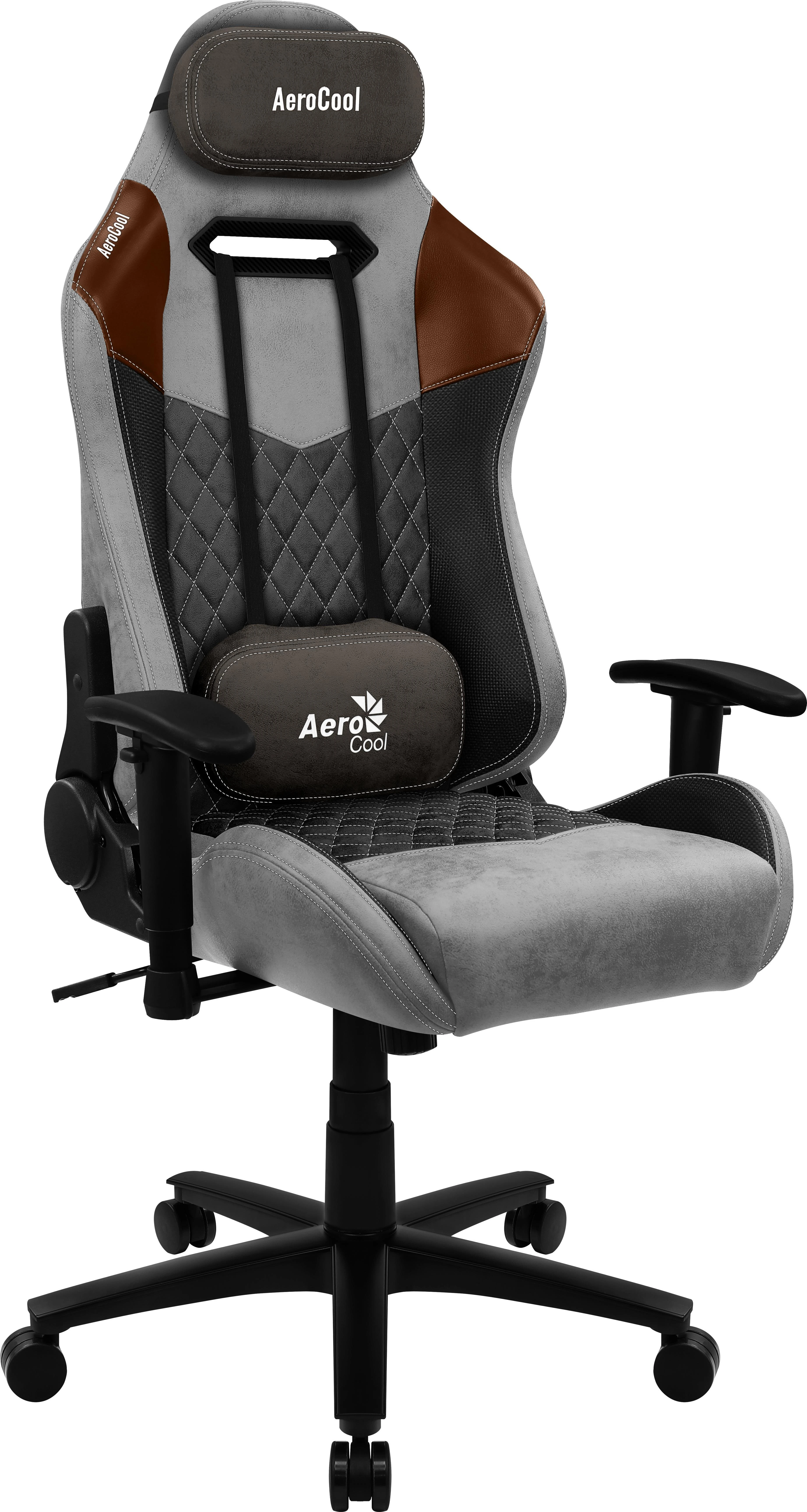 Žaidimų kėdė AeroCool DUKE, Pilkos spalvos