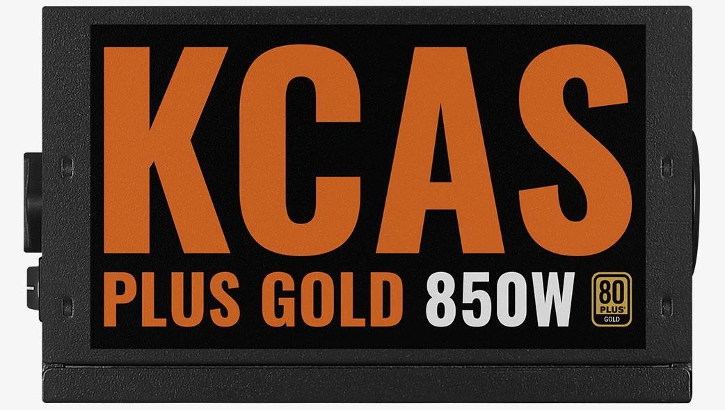 Maitinimo Blokas - Aerocool Kcas Plus, Auksinis, 850W, Juodas