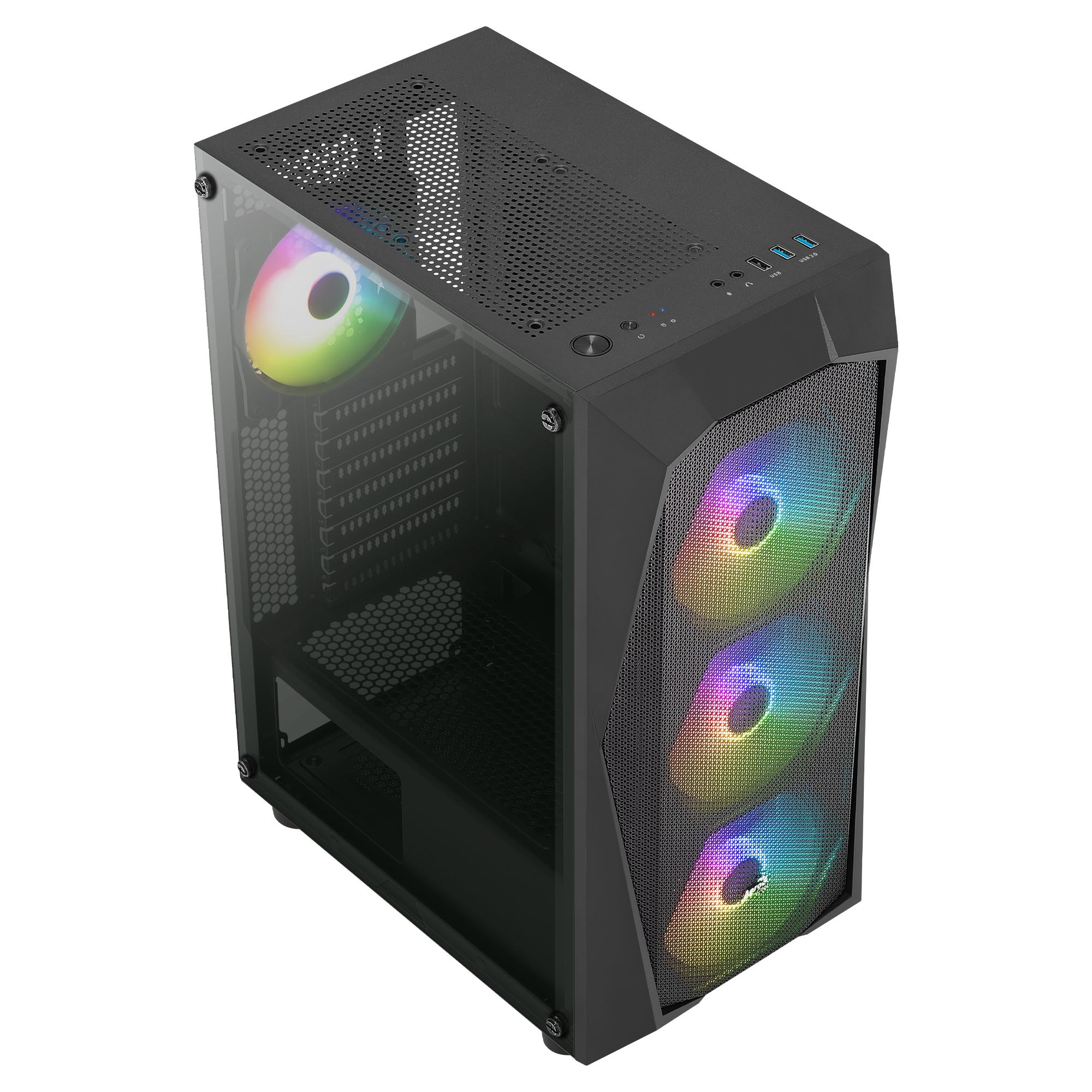 AEROCOOL PGS FALCON-A-BK-V1 FRGB dėklas, žema kaina | Varle.lt