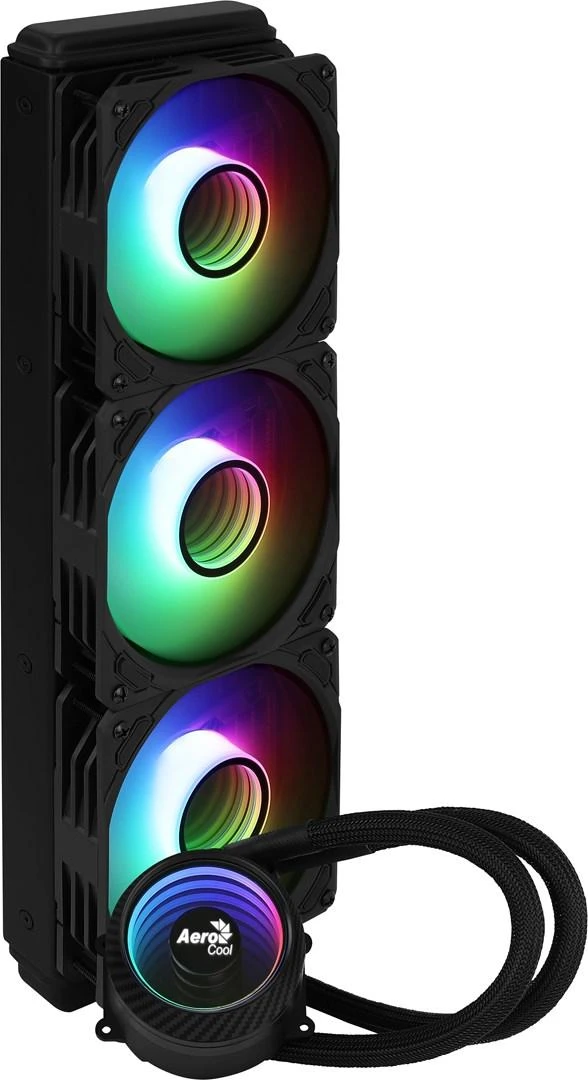 Procesoriaus Aušintuvas - Aerocool Pgs Mirage L360 Argb, juodas