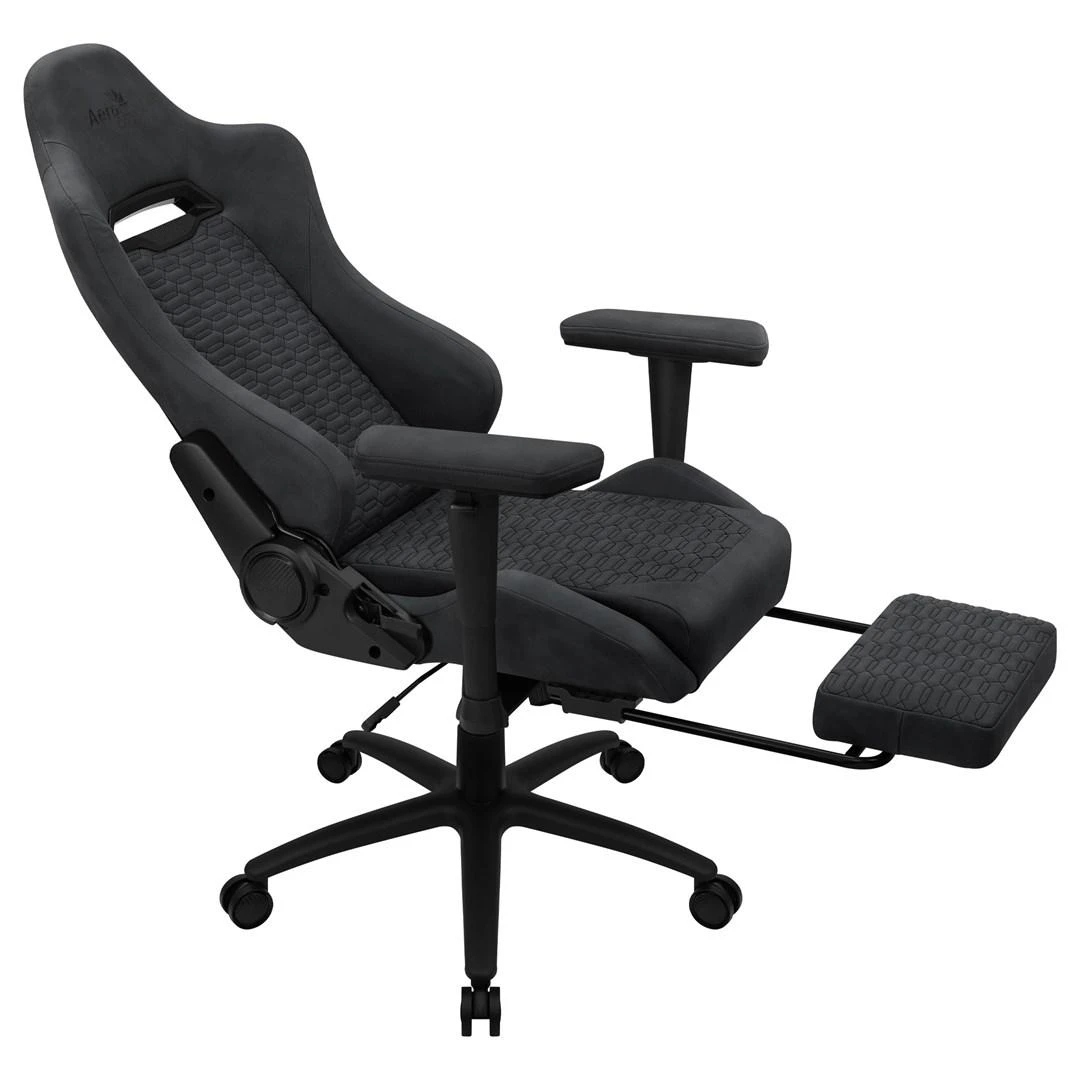Žaidimų Kėdė - Aerocool Royal AeroSuede Paminkštinta Sėdynė Pilka