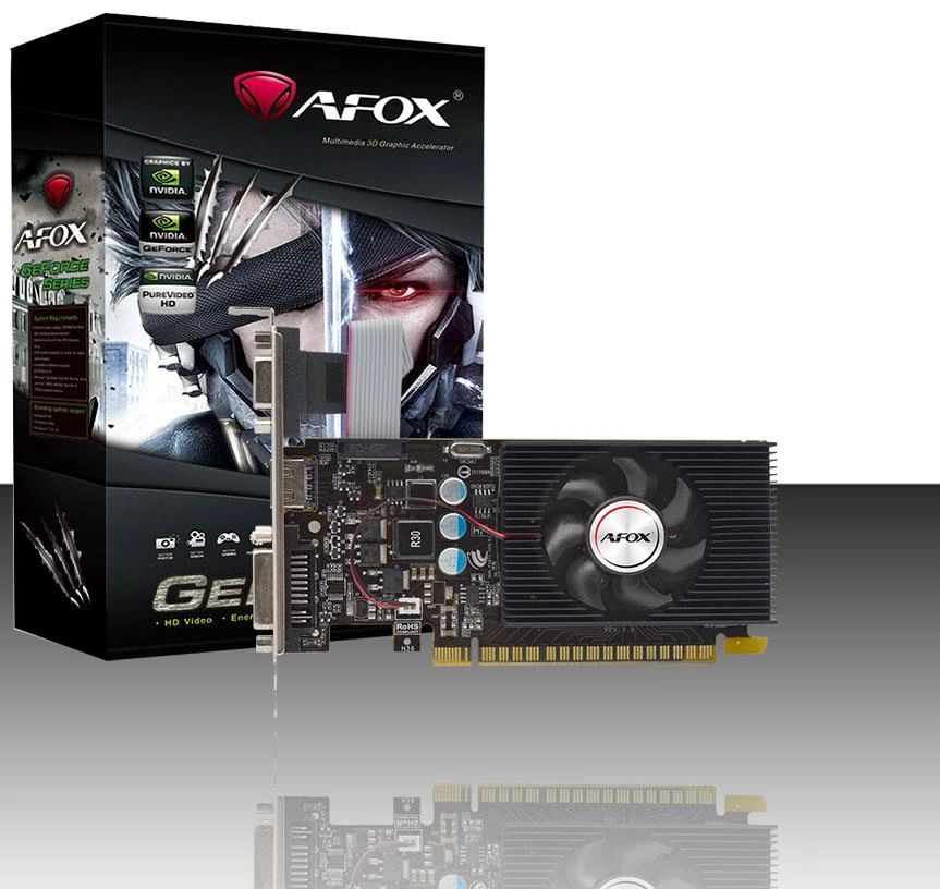 Vaizdo plokštė AFOX Geforce GT 730 Single Fan V6 4GB DDR3 (AF730-4096D3L6)
