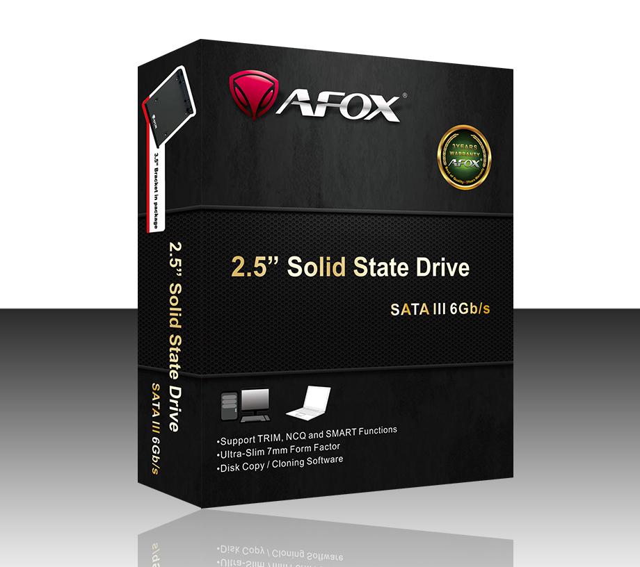 Kietasis diskas - Afox 240GB TLC, Sidabrinė