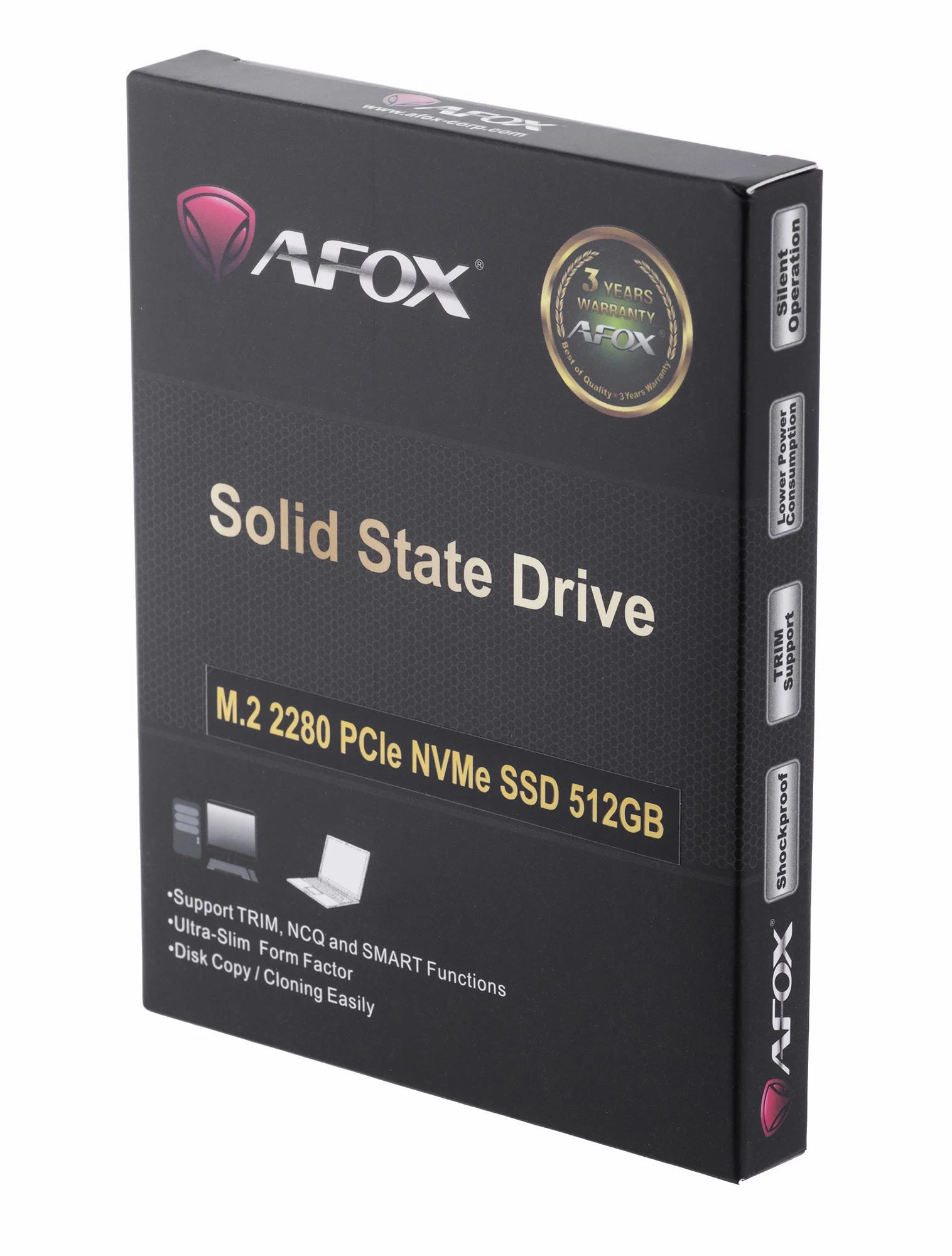 SSD – Afox M.2 PCI-Ex4 512GB NVMe 2,5 GB/s