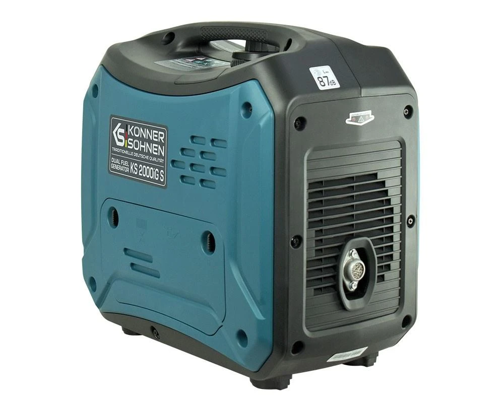 Könner & Söhnen hibridinis (benzinas/dujos) generatorius 2kW 230V KS 2000iG S