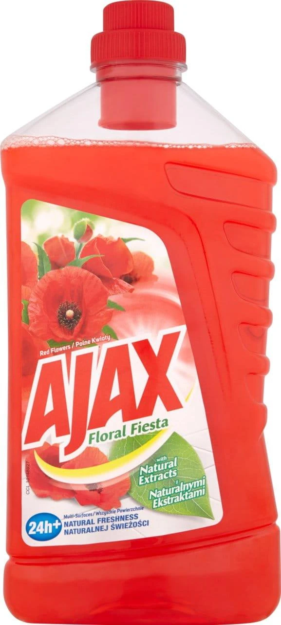 Universalus valiklis AJAX Floral Fiesta, raudonas, 1 l
