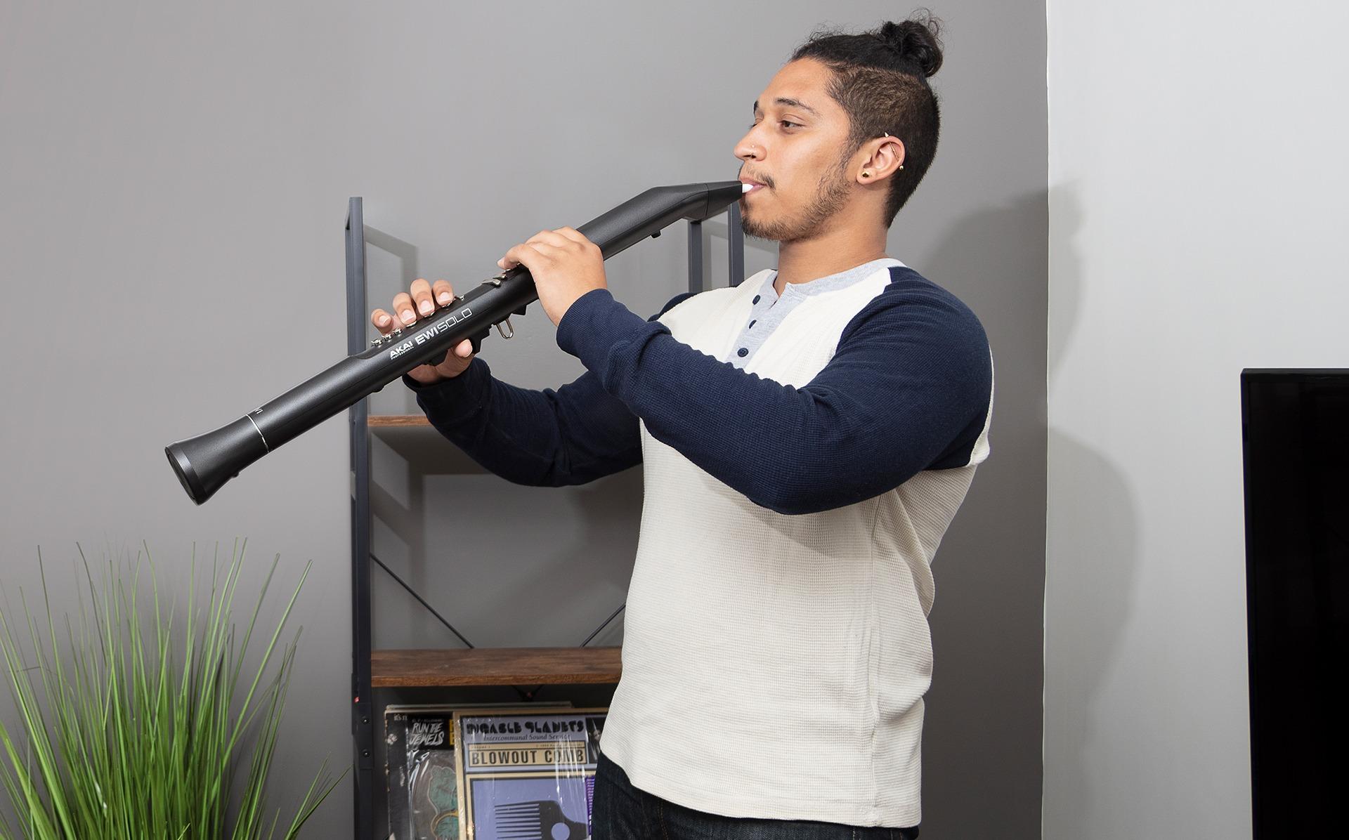 AKAI EWI SOLO Electronic wind instrument USB MIDI Juodas