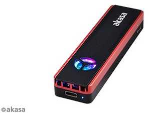 Akasa Vegas SSD Mate, M.2 SATA / NVMe SSD į USB3.2 Gen2