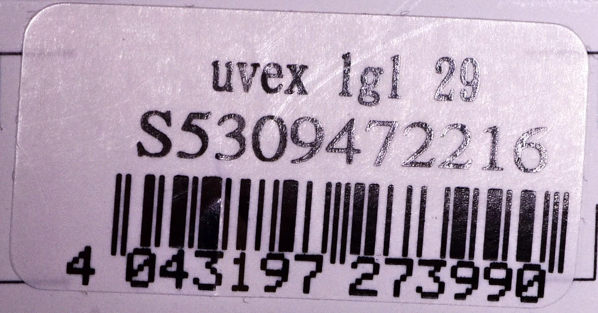 Akiniai Uvex lgl 29 juodas mat sidabrinis