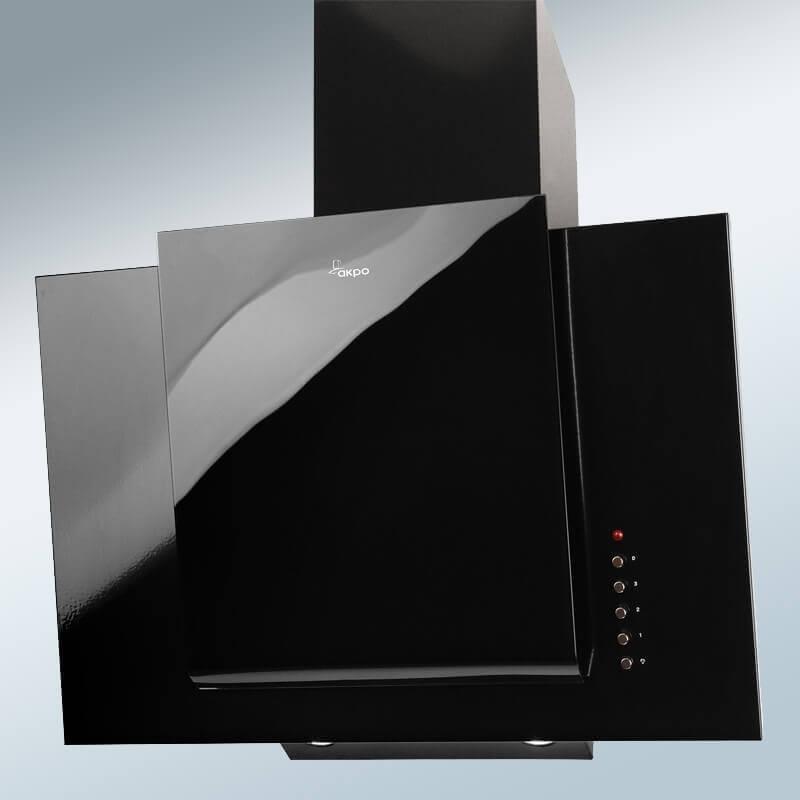 Cooker hood chimney AKPO WK-4 GRAND 50 JUODA ECO (410,8 m3/h, 500mm, juodos spalvos)