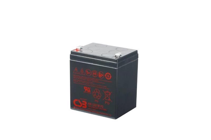 CSB HR1221W F2 CSB rechargeable battery HR1221W F2 12V / 5.1Ah | Varle.lt