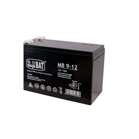 Mpl Power Elektro Megabat 12V 9Ah F1(187) AGM akumuliatorius, 3-5 metai