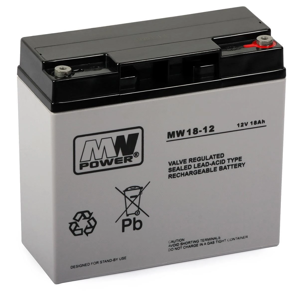 Mpl Power Elektro Mw Power MWPower MWS 12V 18Ah M5(T13) AGM akumuliatorius, 5 metai