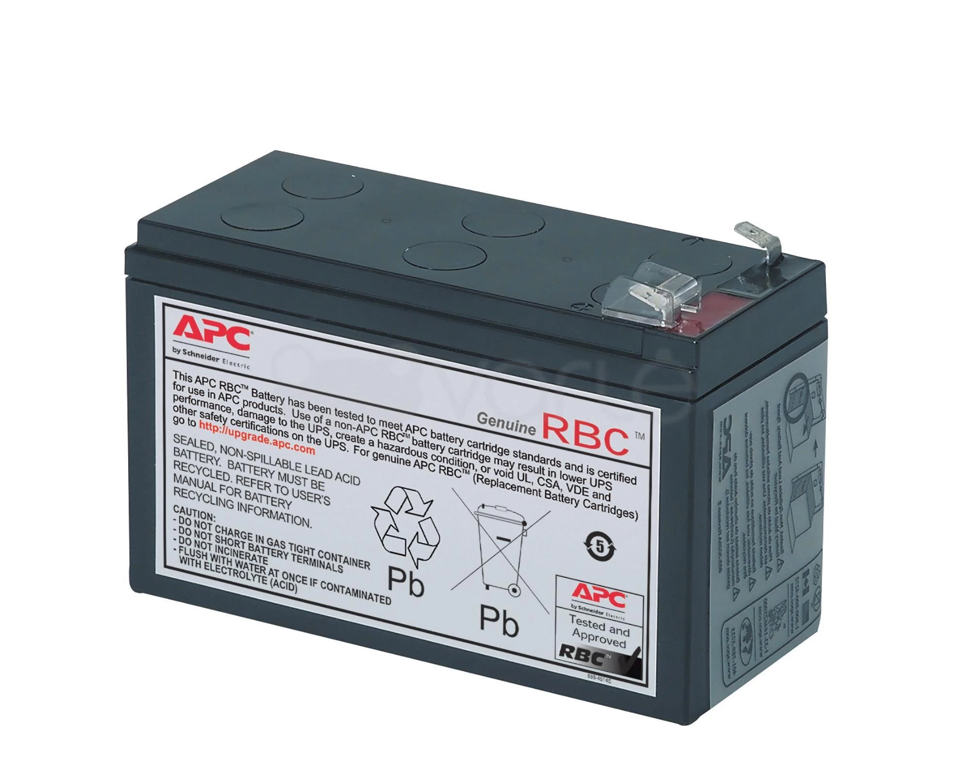 Apc Baterija pakaitinis komplektas BK250EC,BK250EI,BP280i,BK400i
