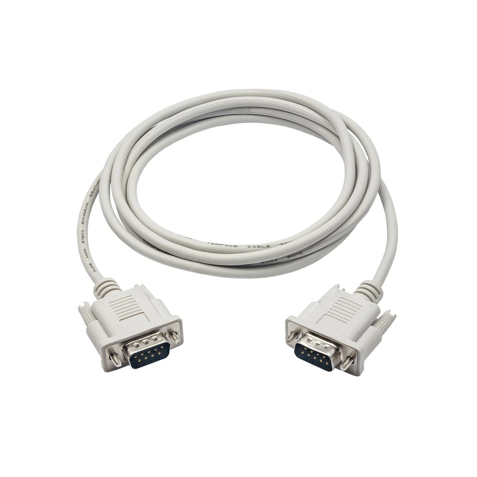 RS-232 kabelis su dviem 9-pin jungtimis