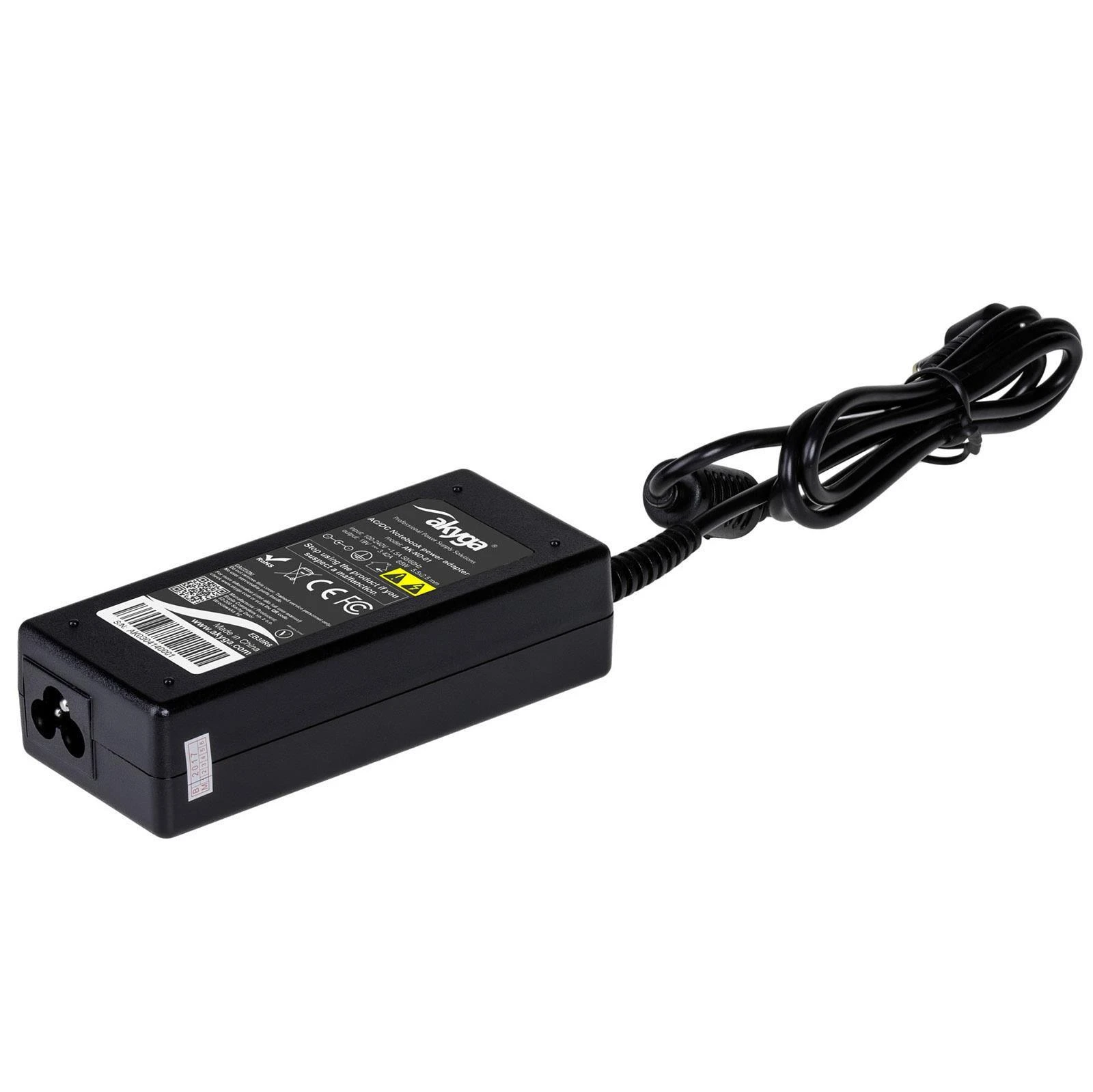 AKYGA AK-ND-01 nešiojamojo kompiuterio maitinimo adapteris AK-ND-01 19V/3.42A 65W 5.5x2.5 mm ASUS/TOSHIBA/LENOVO