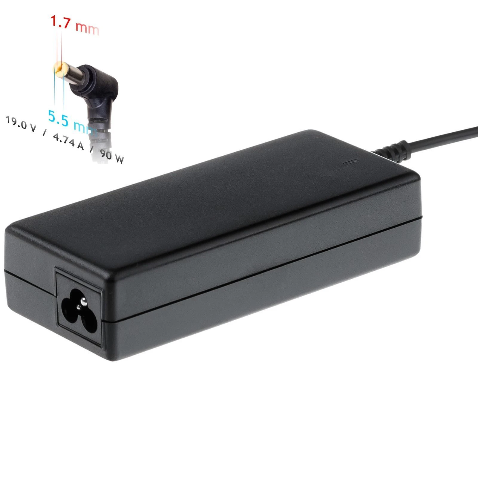 Nešiojamojo kompiuterio adapteris AKYGA skirtas AK-ND-12 ACER 19V/4.74A 90W 5.5x1.7