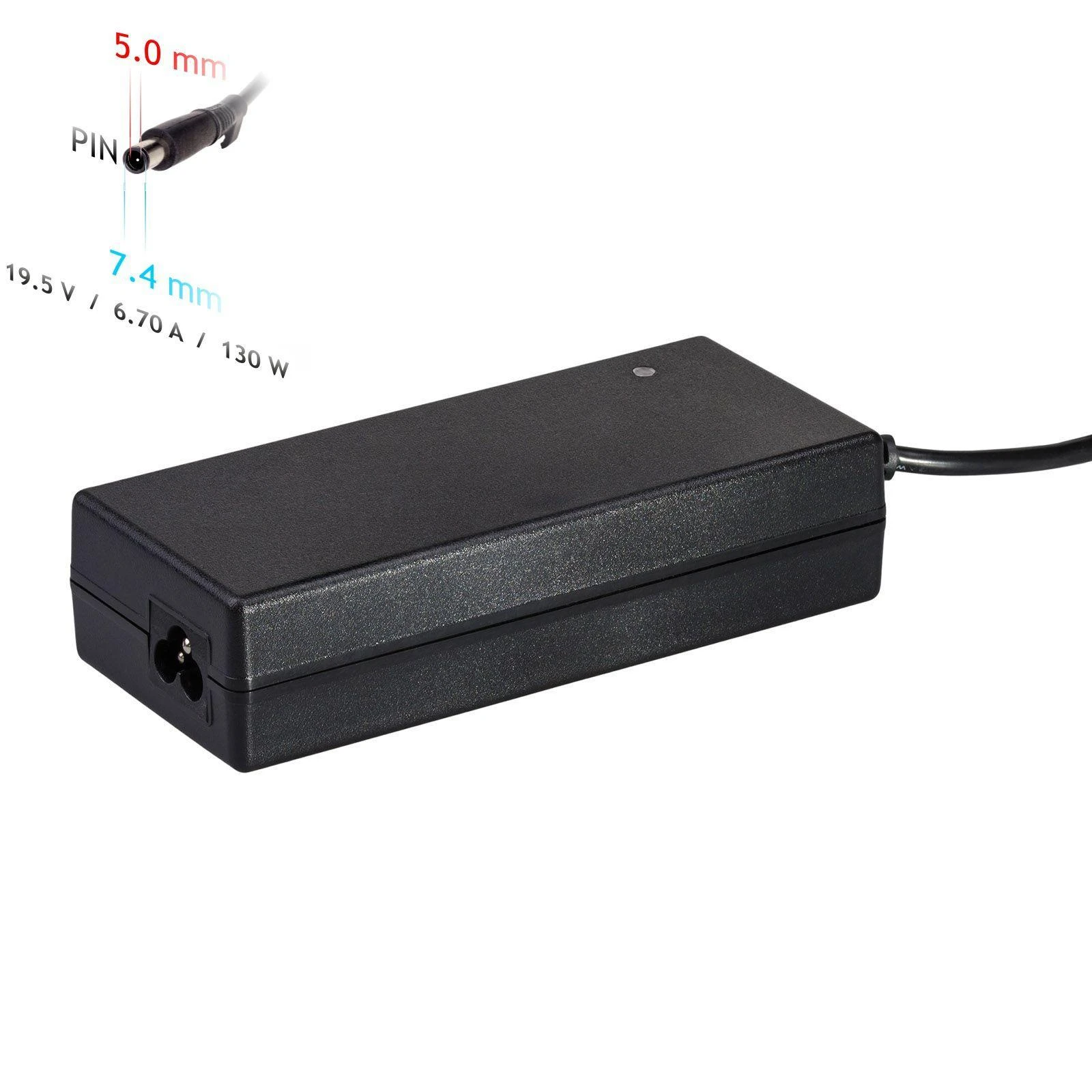Maitinimo tinklas Akyga AK-ND-57 nešiojamiesiems kompiuteriams DELL (19,5 V, 6,75 A, 130 W, 7,4 mm x 5 mm)