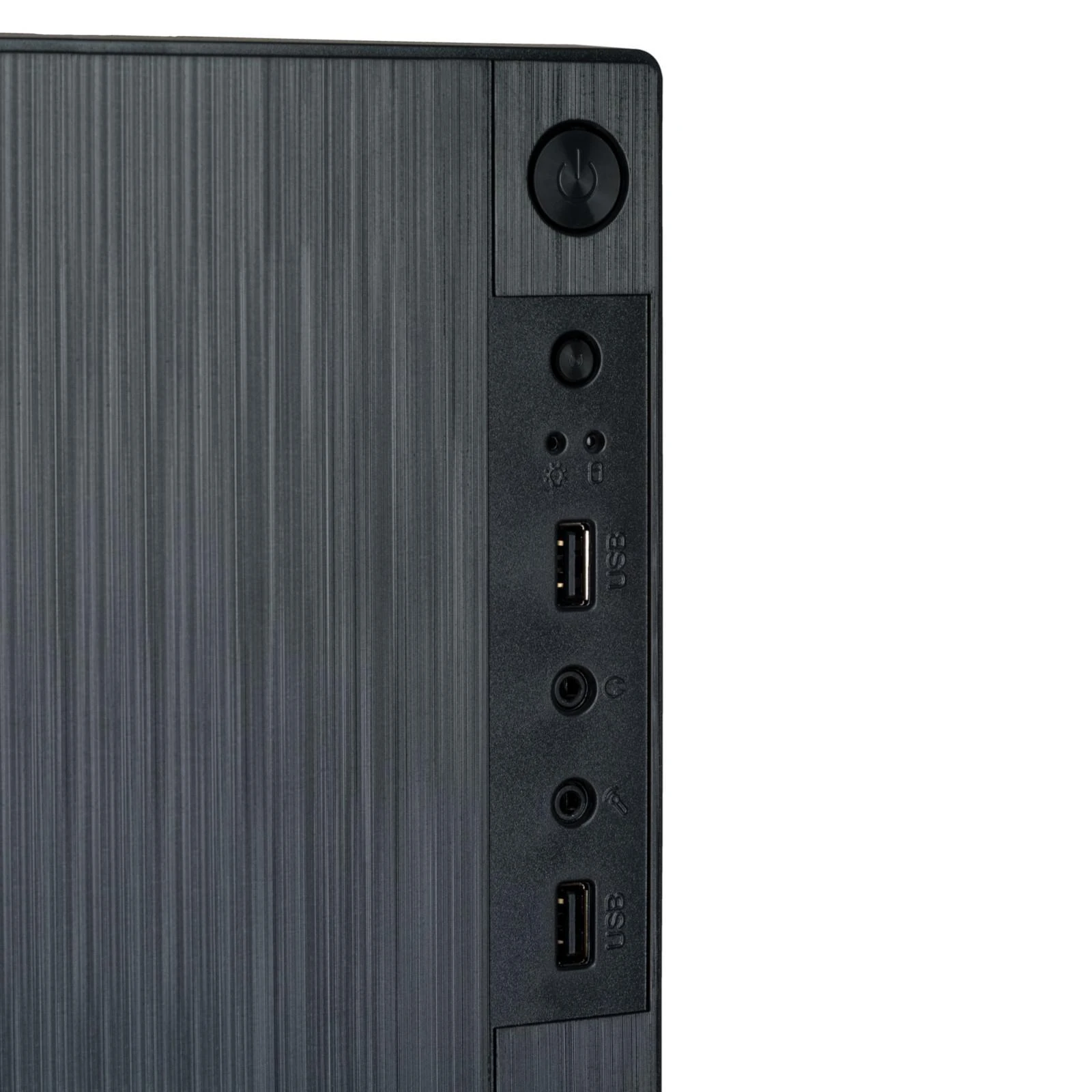 AKYGA Micro ATX Case AK35BK 2x USB 2.0 juodas be PSU