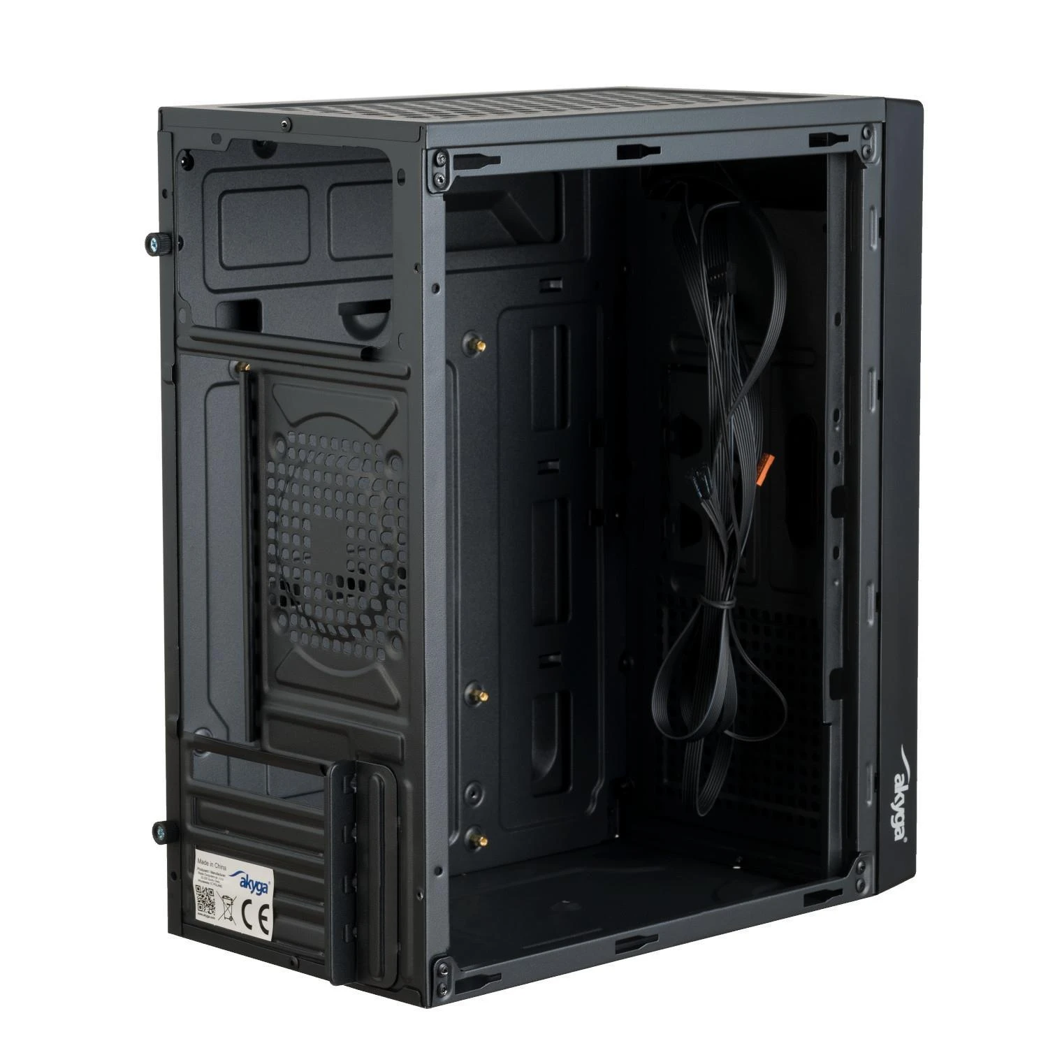 AKYGA Micro ATX Case AK36BK 1x USB 3.0 juodas w/o PSU