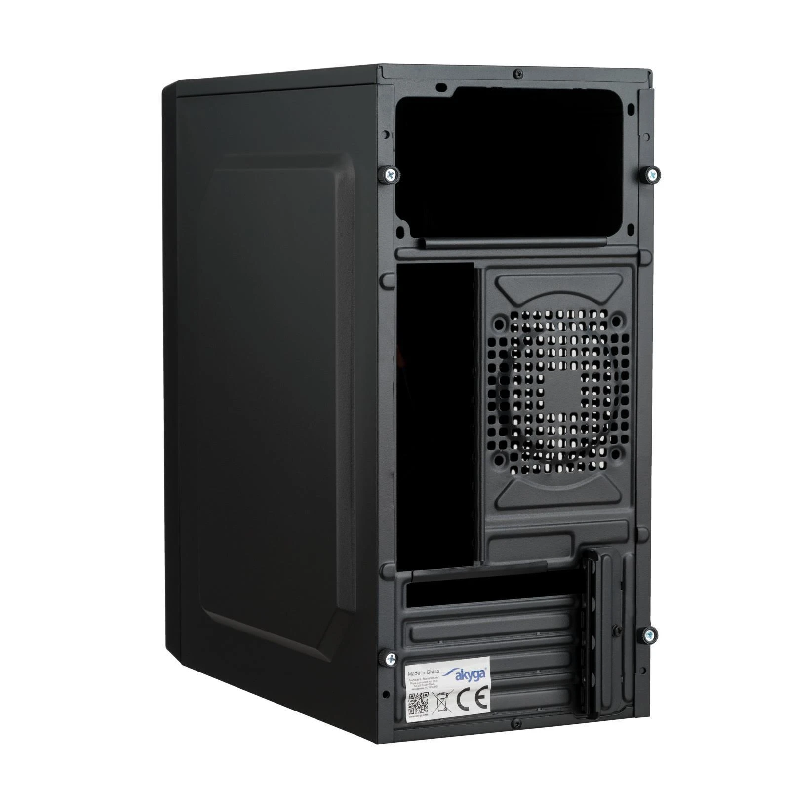 AKYGA Micro ATX Case AK36BK 1x USB 3.0 juodas w/o PSU