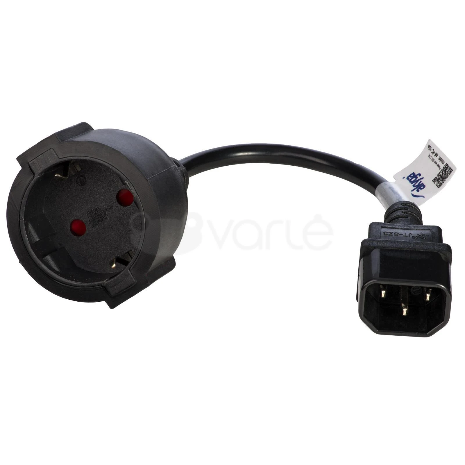 Akyga AK-PC-10A power cable Juodas 0.15 m CEE7/4
