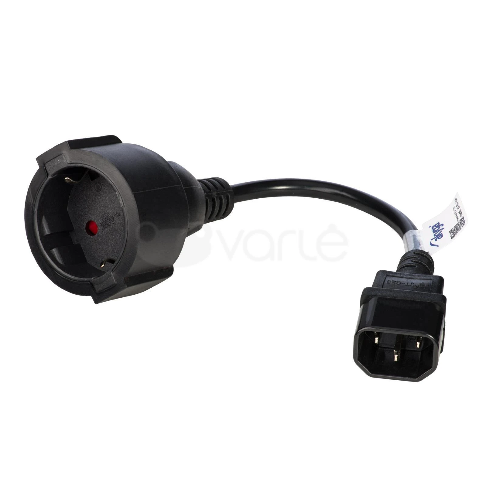 Akyga AK-PC-10A power cable Juodas 0.15 m CEE7/4