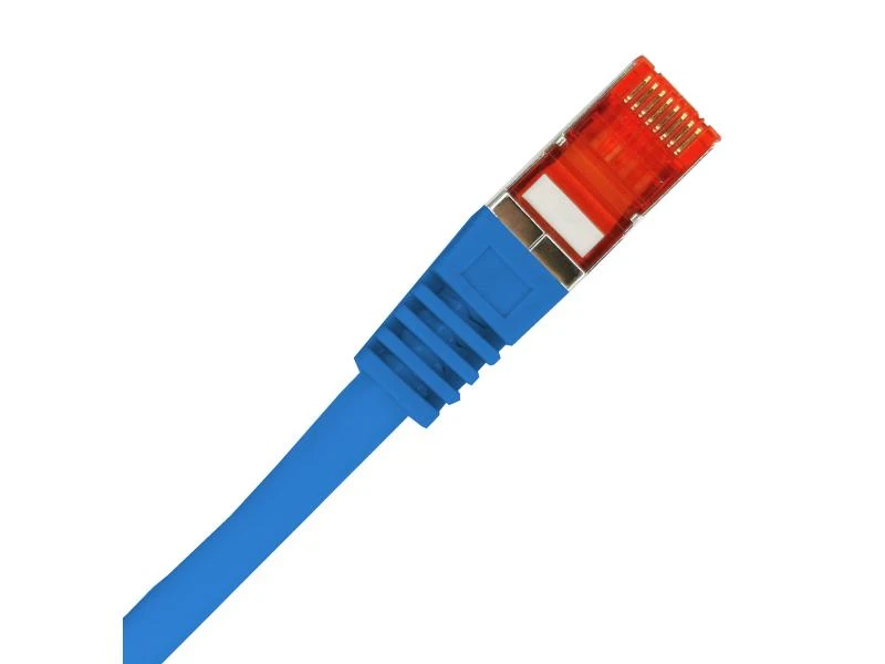 Patch-cord F/UTP kat.6 PVC 5.0m mėlyna ALANTEC