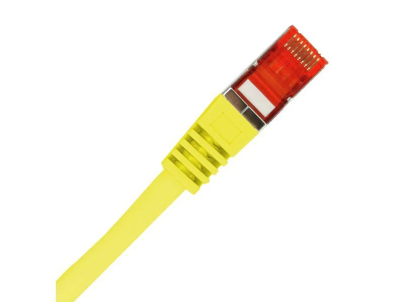 Patch-cord F/UTP kat.6 PVC 3.0m geltona ALANTEC