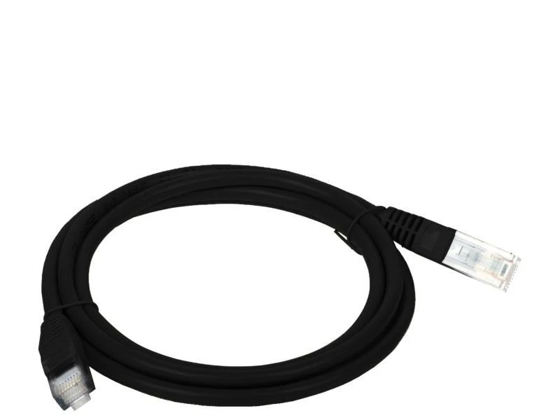 Alantec KKU5CZA1 tinklo kabelis, juodas, 1 m, Cat5e U/UTP (UTP)