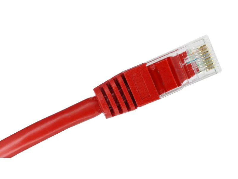 Patch-cord U/UTP kat.6A LSOH 1.0m raudona ALANTEC