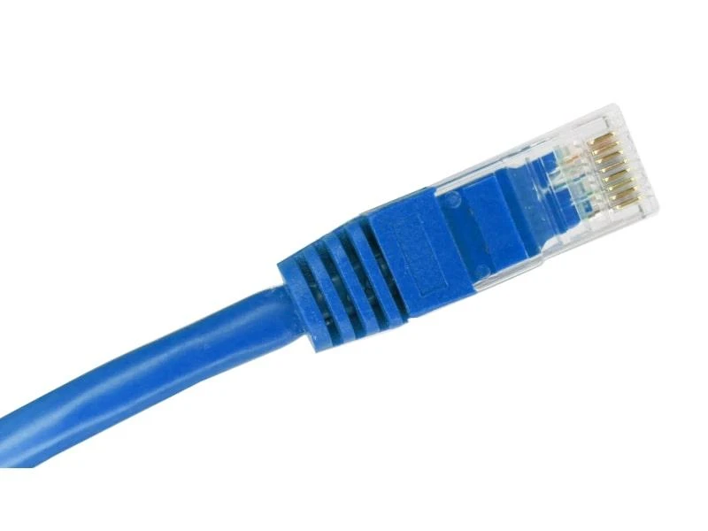 Patch-cord U/UTP kat.6 PVC 2.0m mėlyna ALANTEC