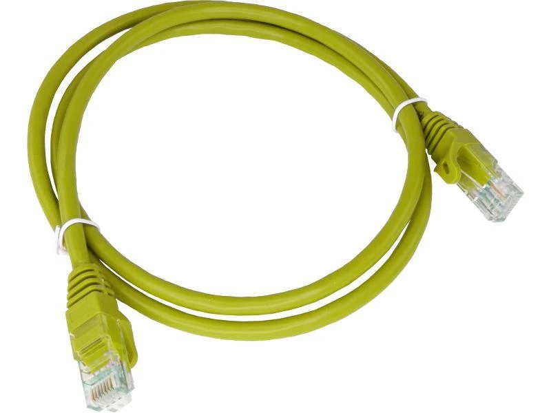 Alantec KKU6ZOL0.25 Komutacinis laidas U/UTP cat.6 PVC 0.25m geltonas