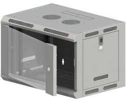 Alantec SW-6U-600-500-N-DSJ-OP-RP-B-S Prie sienos montuojama spintelė 19" 6U 600x500