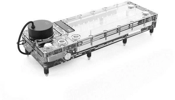 Alphacool Core Flat 360 rezervuaras su VPP pompa
