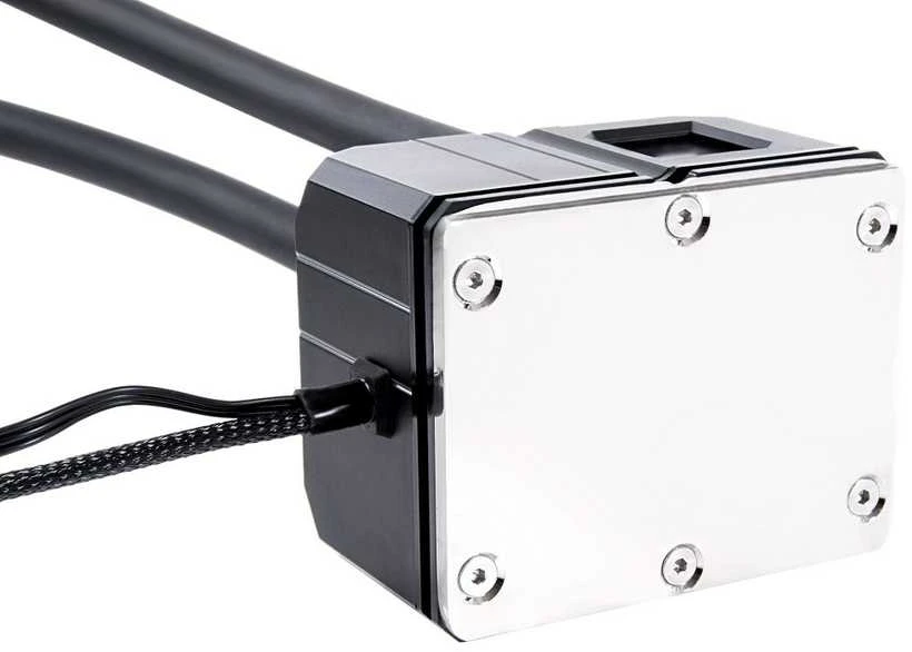 „Alphacool 13074“ kompiuterio aušinimo sistema, procesorius, viskas viename skysčio aušintuvas, 12 cm, Juodas, 1 vnt.