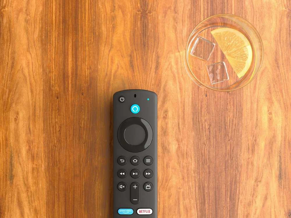 Vaizdo grotuvas „Amazon Fire TV Stick Alexa 2021“.