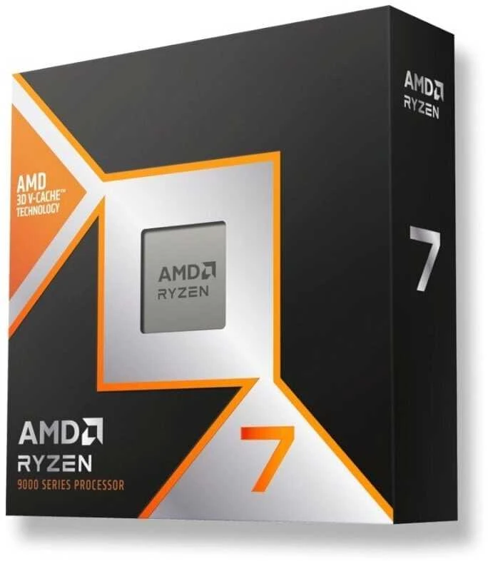 Procesorius  AMD Ryzen 7 9800X3D processor 4.7 GHz 104 MB L2 & L3 (100-100001084WOF) Box