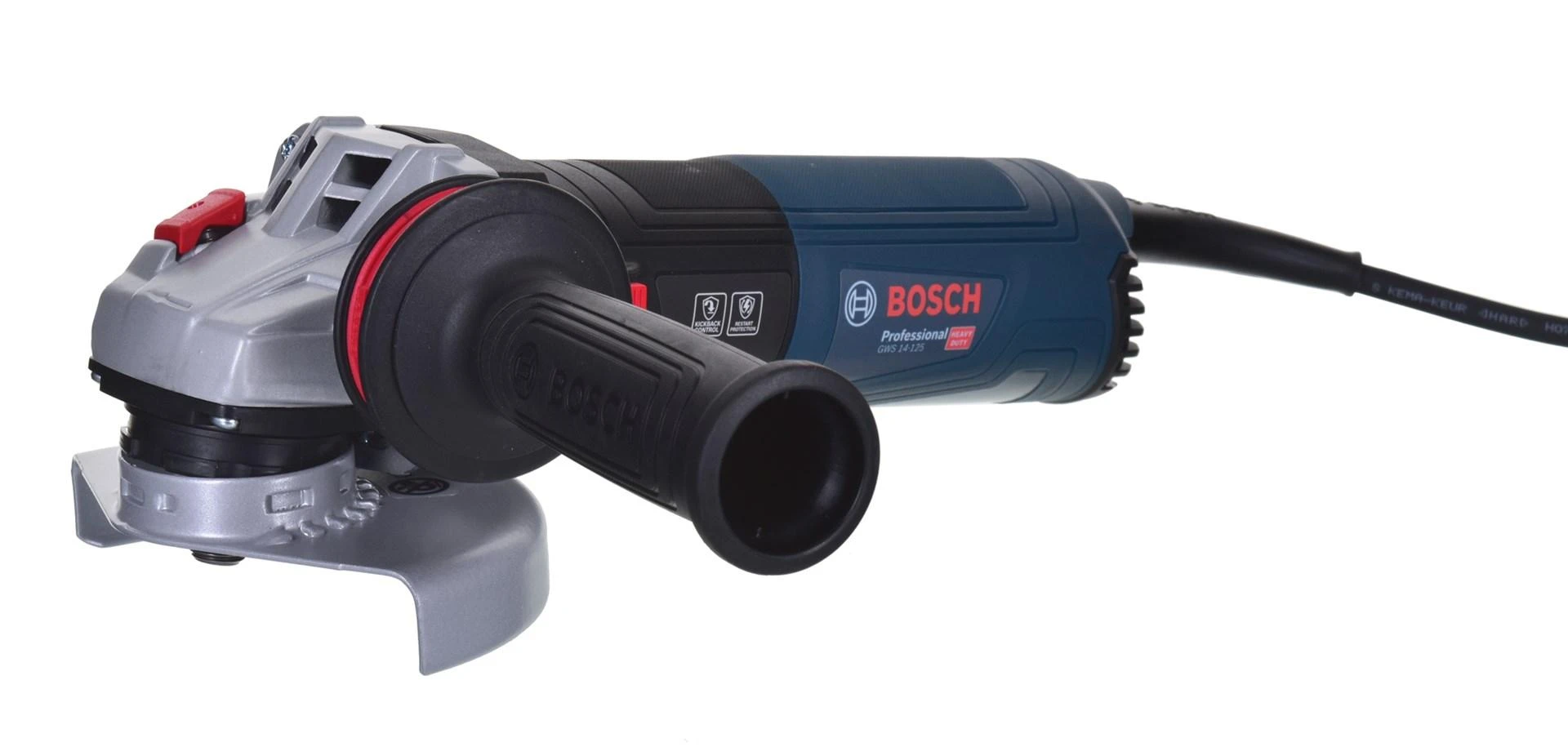Kampinis šlifuoklis Bosch GWS 14-125, 1400 W, 11.500 min.-1