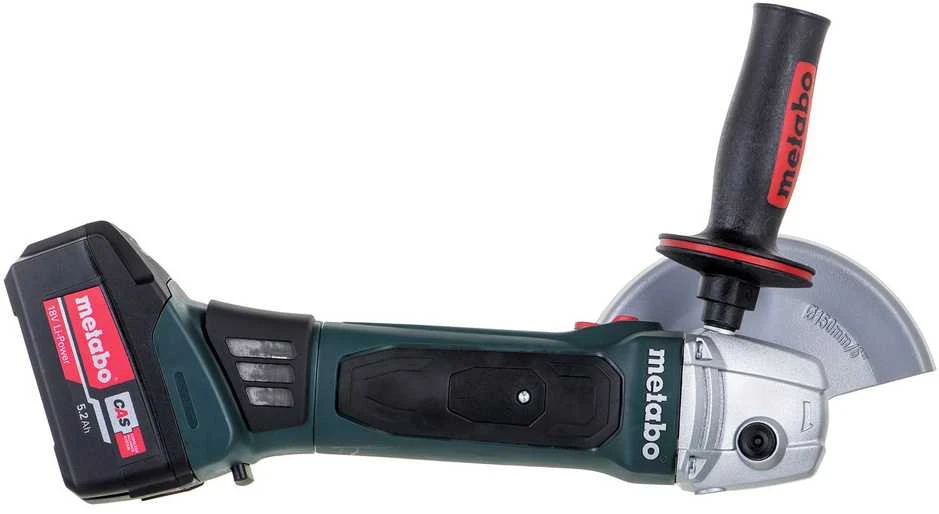 METABO W 18 LTX 150 QUICK kampinis šlifuoklis (600404650) + metaBOX 165 L dėklas Žalia, Juoda