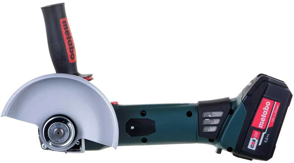 METABO W 18 LTX 150 QUICK kampinis šlifuoklis (600404650) + metaBOX 165 L dėklas Žalia, Juoda